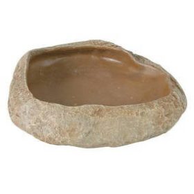   Trixie Reptile Bowl Steppe Rock Mini - Terráriumi itató és/vagy víz-gél tartó tál (6x4,5x1,5cm)