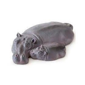   Exo-Terra Hippo - lebegő teknőssziget (víziló) vizi teknősők részére (13x21x4 cm)