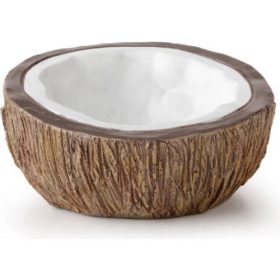   Exo-Terra Coconut Wather Dish - tál (kókuszdió formájú vízestál) terráriumokba (10,5x10,5x4,8cm)
