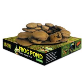   Exo Terra Frog Pond - Pebble Water Dish "L" - vizestál (kavics figura) békák részére (17X13,5X6cm)