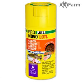   JBL PRONOVO LOTL GRANO S 100ml + CLICK - Granulált alaptáp kisméretű, 3-10 cm-es axolotloknak