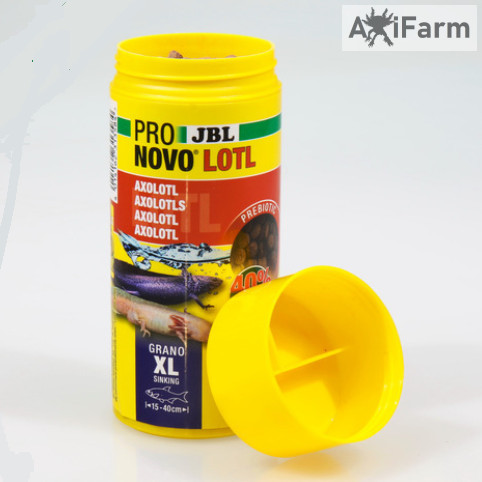 JBL PRONOVO lotl GRANO XL 250ml- Granulált alaptáp kifejlett axolotloknak