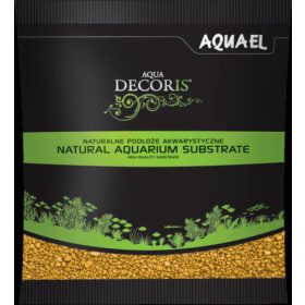   AquaEl Decoris Yellow - Akvárium dekorkavics (sárga) 2-3mm (1kg)