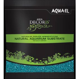   AquaEl Decoris Turquise - Akvárium dekorkavics (tűrkiz) 2-3mm (1kg)