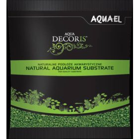   AquaEl Decoris Green - Akvárium dekorkavics (zöld) 2-3mm (1kg)
