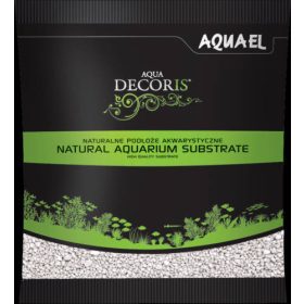   AquaEl Decoris White - Akvárium dekorkavics (fehér) 2-3mm (1kg)