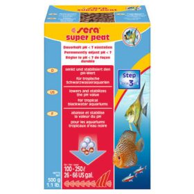   Sera Feketetőzeg Granulátum - akváriumi szűrőanyag (500g)