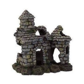   Aqua Excellent Ancient Castle Ruin - dekoráció (kastélyrom) 21,5X13,5X16cm