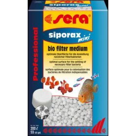   Sera siporax mini Professional - Nagy teljesítményű szűrőközeg, különösen kisebb akváriumokhoz (270g)