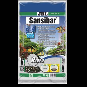   JBL Sansibar RIVER - Könnyű, finom hordozó fekete kövekkel édes- és sósvízi akváriumokhoz és terráriumokhoz (10kg)