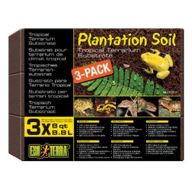   Exo-Terra Plantation Soil - kókuszrost talaj terráriumokba- (3 x 8,8 l)