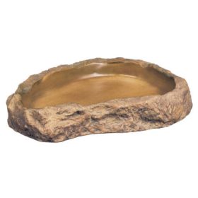   Hagen Exo Terra Feeding - etetőtál sivatagi vagy trópusi terráriumokba (nagy méret) 21x18x3,5cm
