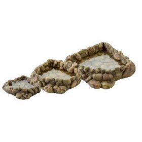   Hagen Exo Terra Corner Water Dish X-Large - itatótál (sziklás) terráriumokba (25x24x6,5cm)