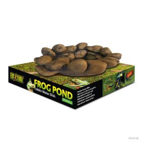   Exo-Terra Frog Pond - Pebble Water Dish "S" - vizestál (kavics figura) békák részére (15x12,5x5,5cm/75ml)