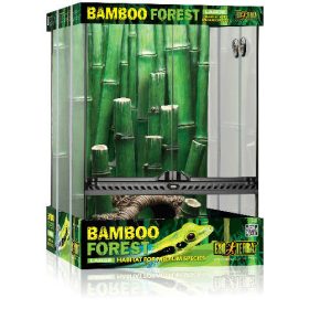   Exo-Terra Bamboo Forrest terrárium Small - Dekoratív kivitelű üvegterrárium (30x30x45cm)
