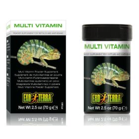   Hagen Exo Terra Multi vitamin powder - kiegészítő eleség (multivitamin) hüllők és kétéltük részére  (70g)